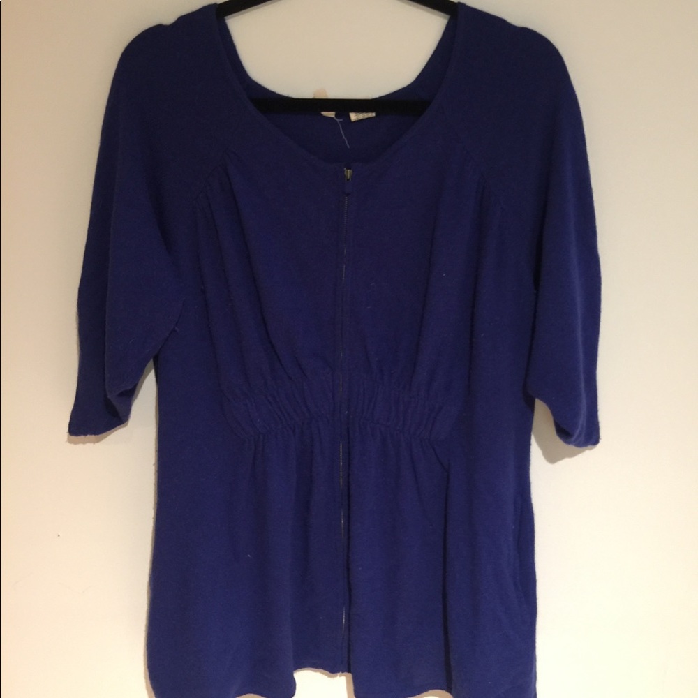 Zip up cardigan